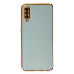 Samsung Galaxy A50 Kılıf Volet Silikon - Açık Yeşil