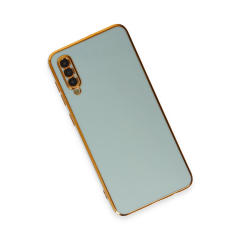 Samsung Galaxy A50 Kılıf Volet Silikon - Açık Yeşil