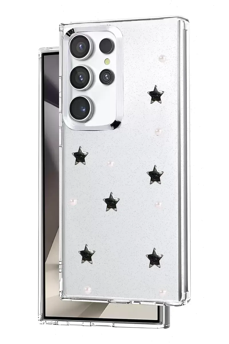 Newface Samsung Galaxy S23 Ultra Fiyonk Desenli Kapak - Desen 7