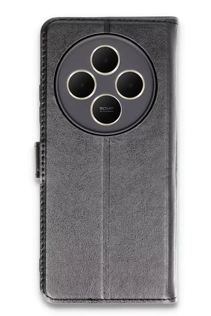 Newface Xiaomi Redmi 14c Kılıf Trend S Plus Kapaklı Kılıf - Siyah