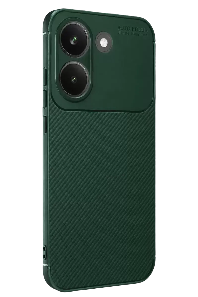 Newface Xiaomi Poco X8 Pro Auto Focus Karbon Kapak - Koyu Yeşil