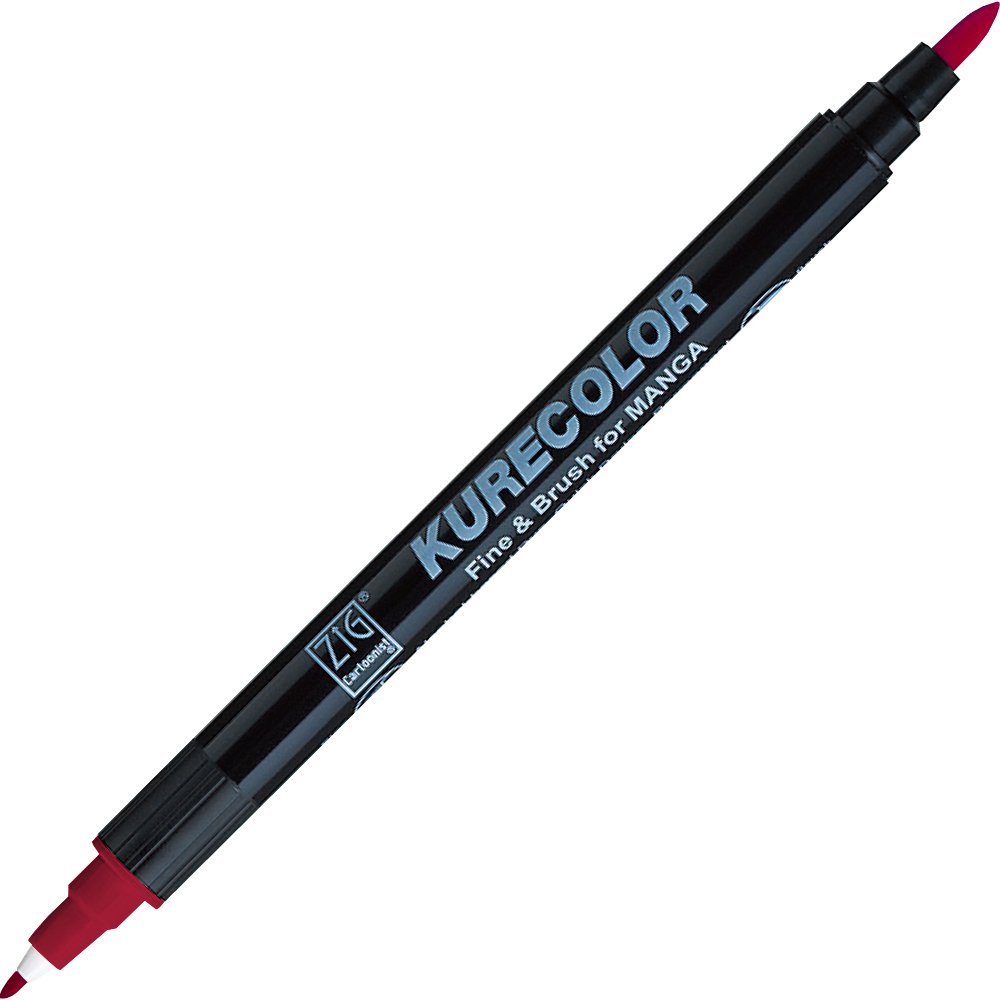 Kurecolor Fine&Brush For Manga Çift Taraflı Kalem N:266 Wine Red