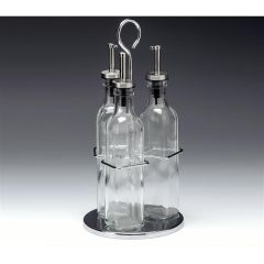 Cam Yağlık Sirkelik Standlı, 3'lü 250 ml