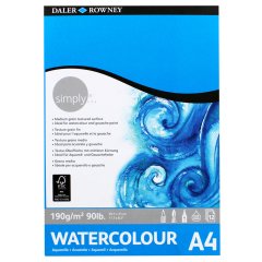 Simply Suluboya Defteri A4 190gr 12 Yaprak