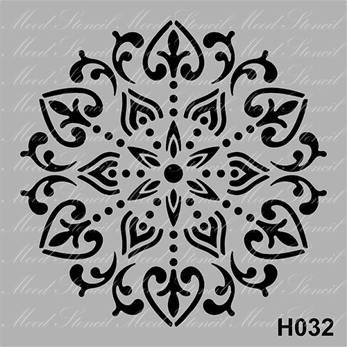 Stencil 25x25cm N:H032