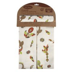 Sevi Bebe Organik Müslin Çok Amaçlı 2 li örtü 70x55 Kızılderili Desen