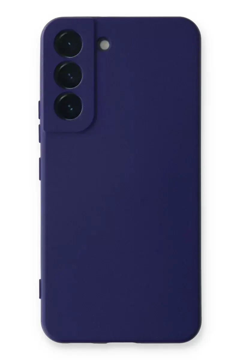 Newface Samsung Galaxy S22 Plus Kılıf Nano İçi Kadife Silikon - Mor