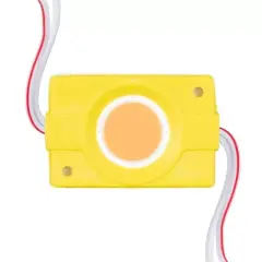 12 Volt 2.4 Watt Sarı Cob Led Modül - 40x22 Mm