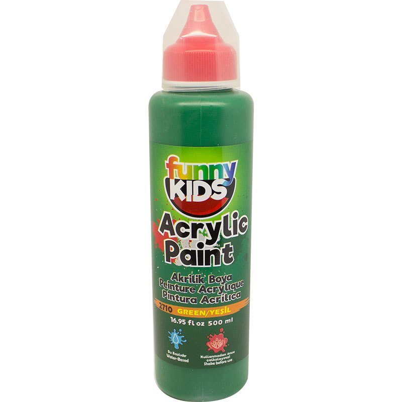 Funny Kids Akrilik Boya 500cc Yeşil N:2710