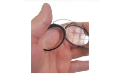 Burun Üstü Mini Sapsız 1.5x Gözlük Büyüteç - Kırmızı