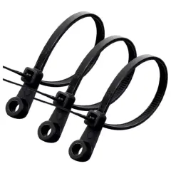 Powermaster 37 Cm 3.6 Mm Siyah Kablo Bağı (100'lü Paket)