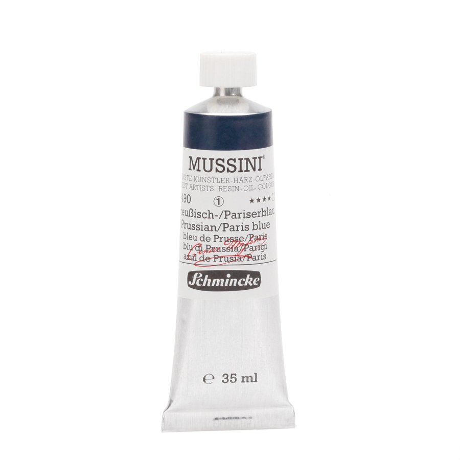 Mussini Yağlı Boya 35ml. Seri 1 N:490 Prussian Blue