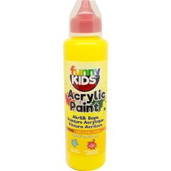 Funny Kids Akrilik Boya 500cc Sarı N:2702