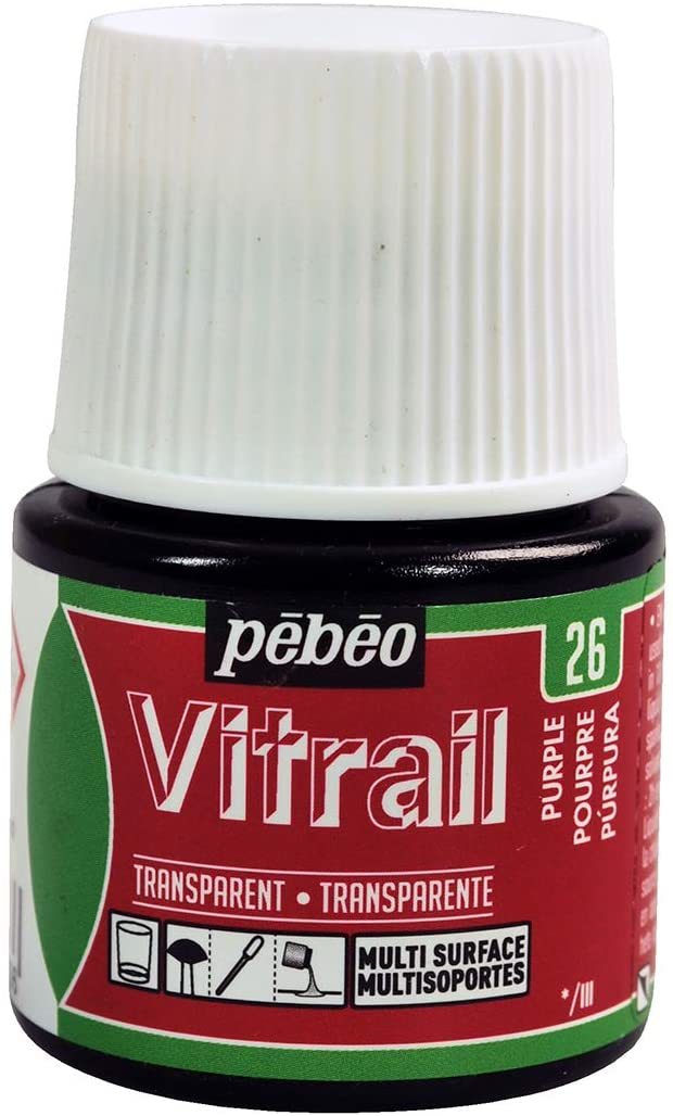 Vitrail Cam Boyası 45ml - 26 Purple
