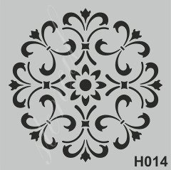 Stencil 25x25cm N:H014