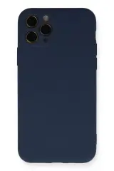 Newface İphone 11 Pro Kılıf Nano İçi Kadife Silikon - Lacivert
