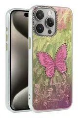 Newface İphone 14 Pro Kılıf Blade Aynalı Desenli Kapak - Desen 5
