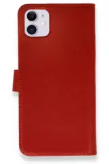 Newface Apple İphone 12 Mini Kılıf Trend S Plus Kapaklı Kılıf - Kırmızı