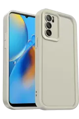 Newface Oppo A16 Kılıf Viera Silikon - Krem