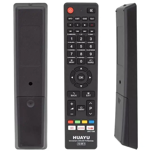 Huayu Urc1366 12in1 Netflix Prime Youtube Tuşlu Universal Akıllı Kumanda Blisterli