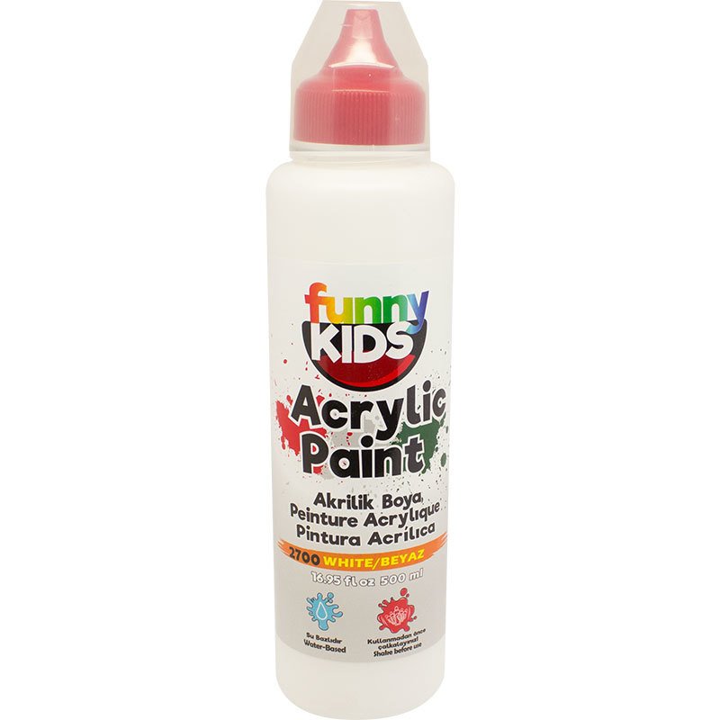 Funny Kids Akrilik Boya 500cc Beyaz N:2700