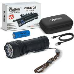Cree Q8- XQg 8+1 Led Şarjlı El Feneri Wt-623