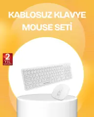 Kablosuz Klavye Mouse Takımı - Ergonomik, Sessiz Ve Enerji Tasarruflu