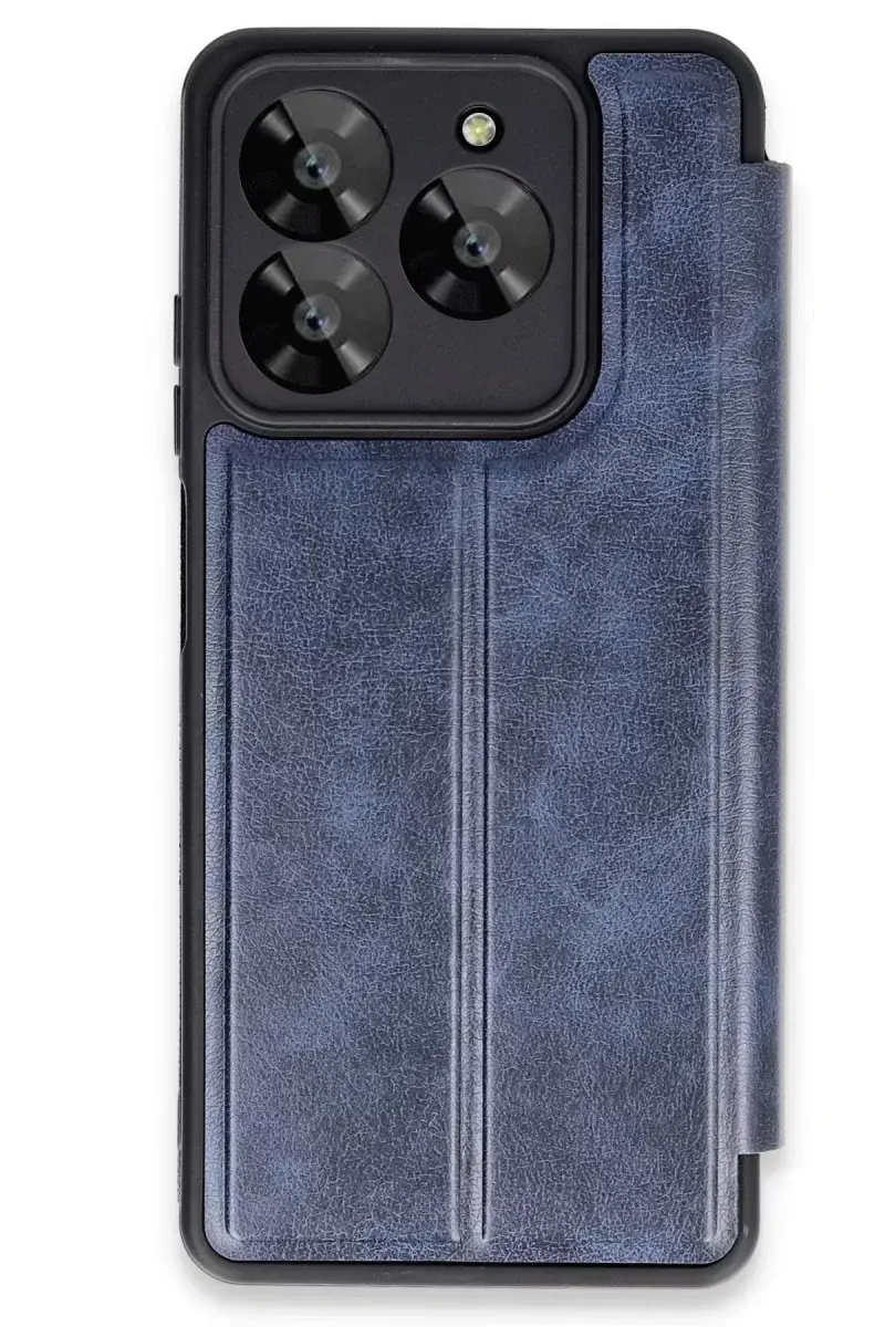 Newface General Mobile Era 30 Kılıf Flip Cover - Lacivert