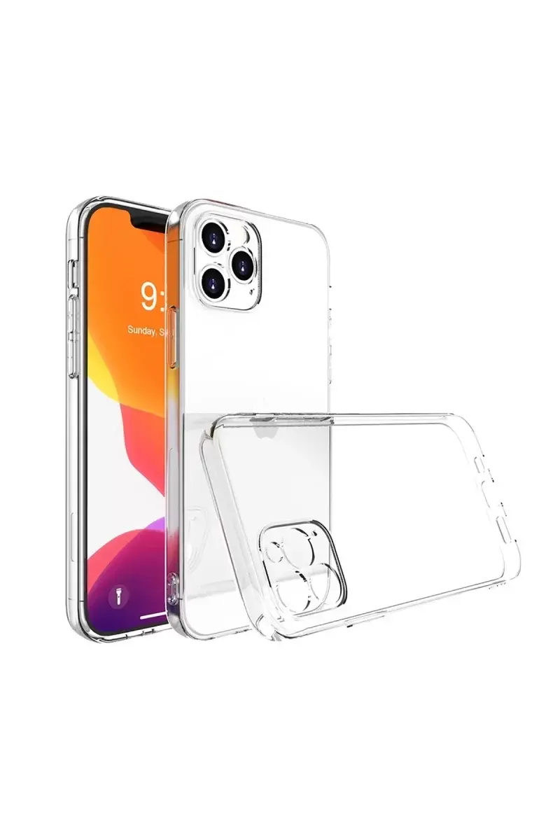 Newface İphone 15 Pro Max Kılıf Lüx Şeffaf Silikon
