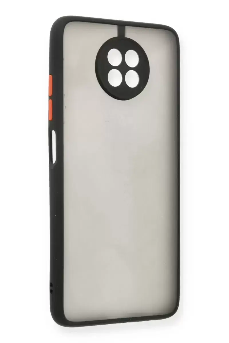 Newface Xiaomi Redmi Note 9 5g Kılıf Montreal Silikon Kapak - Siyah