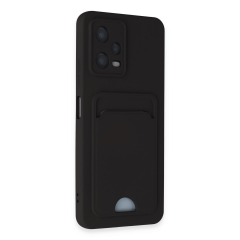 Xiaomi Poco X5 5g Kılıf Kelvin Kartvizitli Silikon - Siyah