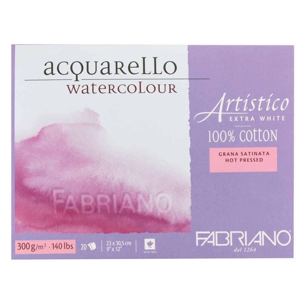 Artistico Suluboya Blok Hot Press Extra White - 20yp - 23x30,5cm - 300gr