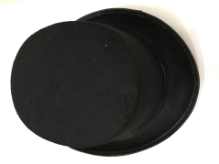 Yetişkinler İçin Siyah Renk Ringmaster Sihirbaz Şapkası Fötr Şapka 15 Cm