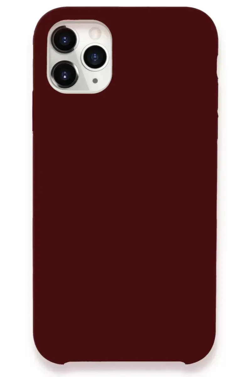 Newface İphone 11 Pro Kılıf Lansman Legant Silikon - Bordo