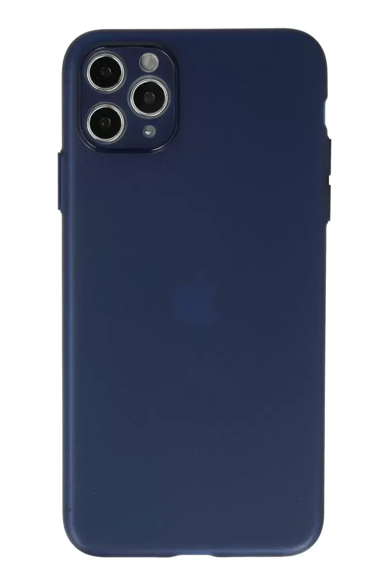 Newface İphone 11 Pro Max Kılıf Puma Silikon - Mavi