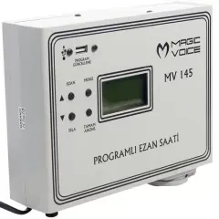 Magicvoice Mv-145 3 Hocalı Programlı Duvar Tipi Ezan Saati
