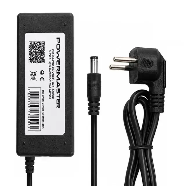 Powermaster Pm-24792 24 Volt - 3.75 Amper 5.5*2.5 Mm Uçlu Notebook Adaptör