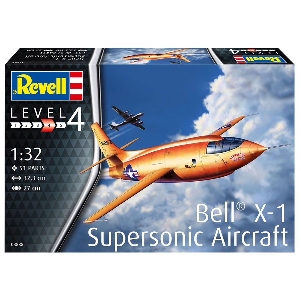 Bell X-1 Supersonic Aircraft Model Uçak 1:32 N:3888