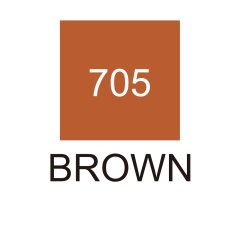 Kurecolor Fine&Brush For Manga Çift Taraflı Kalem N:705 Brown