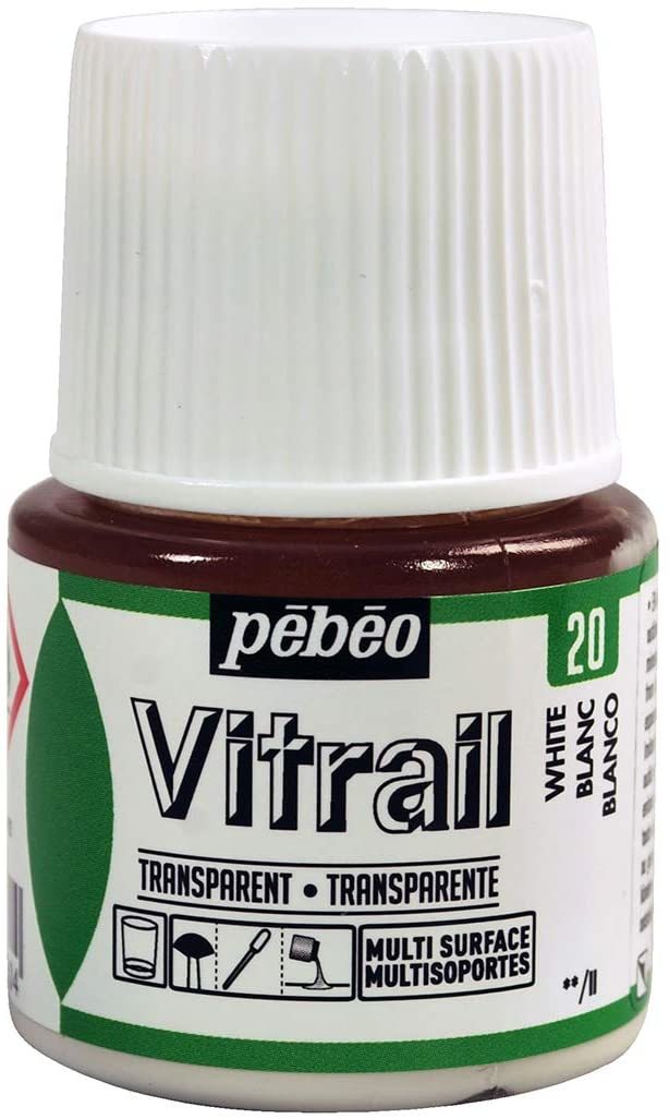 Vitrail Cam Boyası 45ml - 20 White