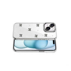 İphone 15 Plus Fiyonk Desenli Kapak - Desen 8