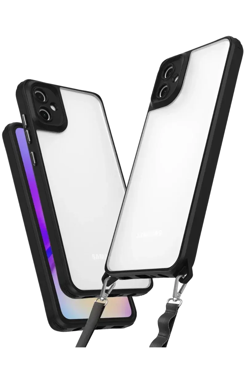 Newface Samsung Galaxy A06 Kılıf Penta Silikon Kılıf - Siyah