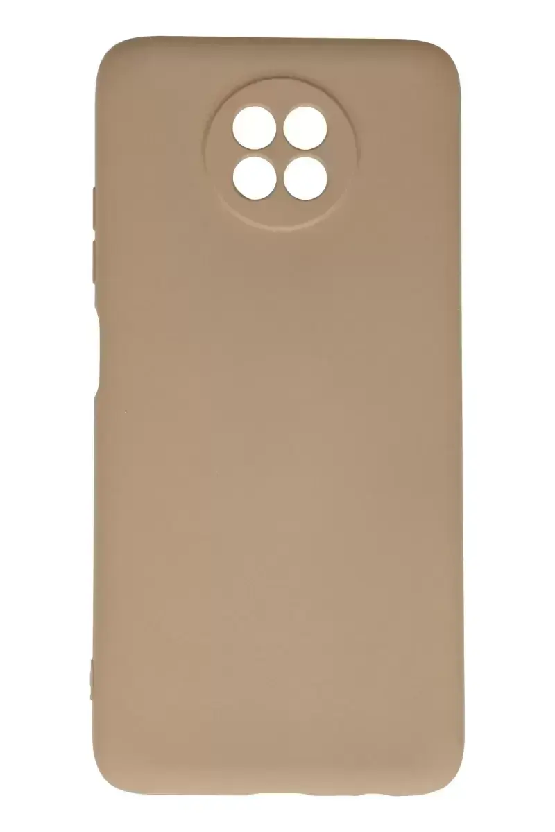Newface Xiaomi Redmi Note 9 5g Kılıf Nano İçi Kadife Silikon - Bej