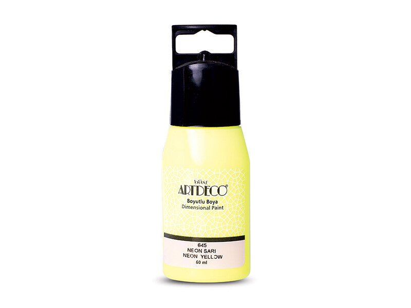 Boyutlu Boya - Neon Sarı - 60ml