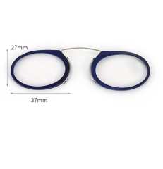 Burun Üstü Mini Sapsız 3.5x Gözlük Büyüteç - Mavi