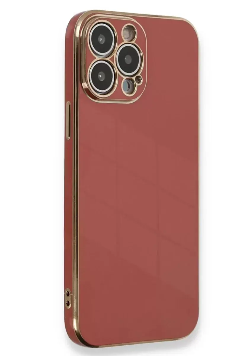 Newface İphone 15 Pro Kılıf Volet Silikon - Kırmızı