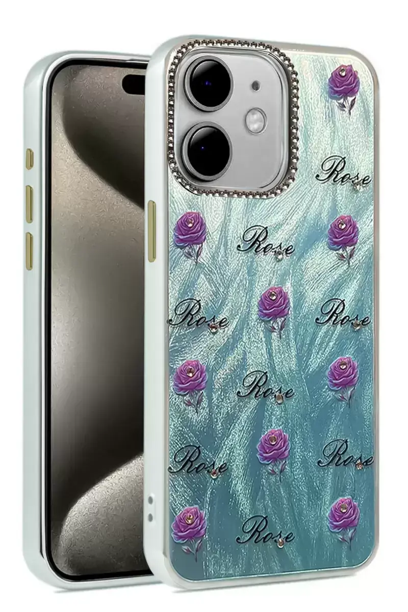 Newface İphone 11 Kılıf Blade Aynalı Desenli Kapak - Desen 9