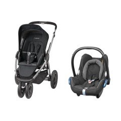 Maxi-Cosi Mura Plus 3 Travel Sistem Bebek Arabası / Black Raven