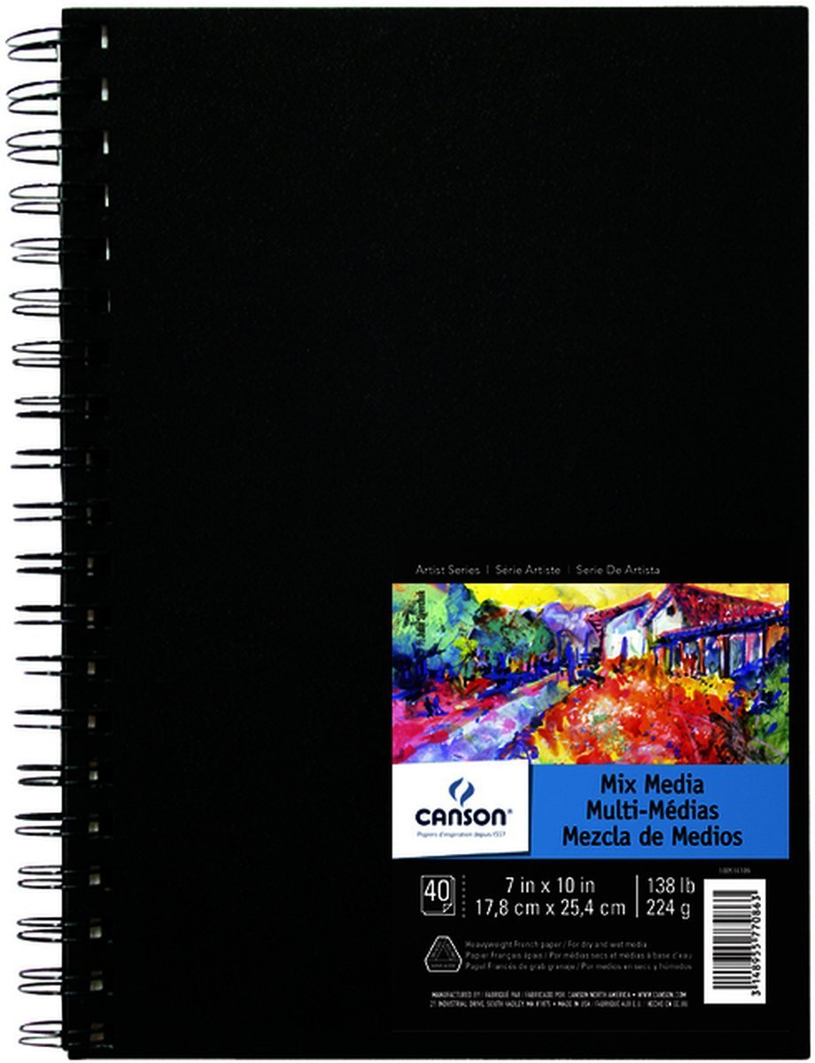 Mix Media Çok Amaçlı Sanatsal Blok 17,8x25,4cm 224gr 40 Yaprak