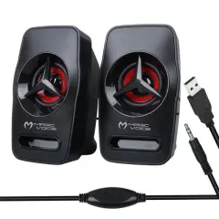 Magicvoice T-19 1+1 Usb Pc Mini Hoparlör - Speaker (2*3 Watt - 4 Ohm)